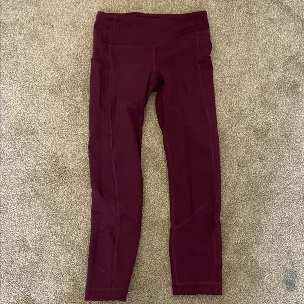 Size 2 Lululemon pants red